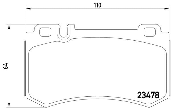 hella pagid disc brake pad set  frsport 355014941