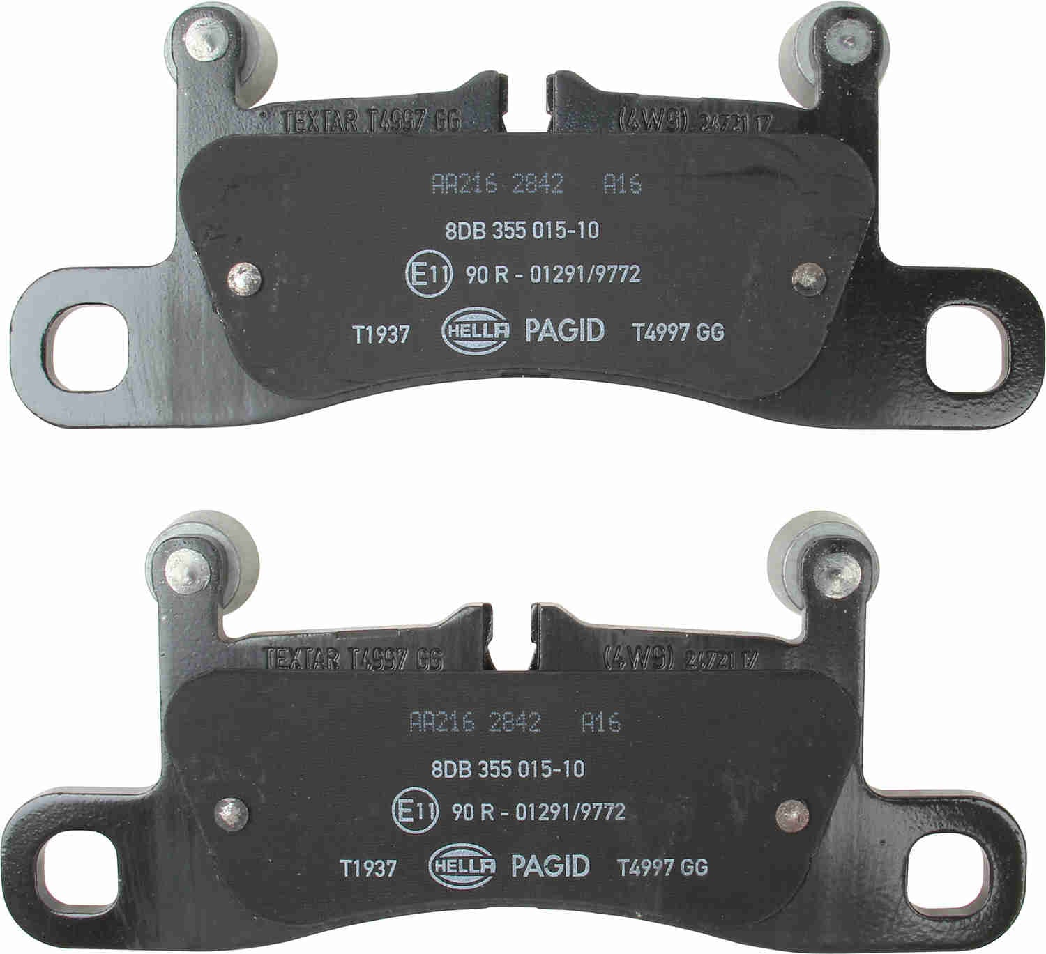 hella pagid disc brake pad set  frsport 355015101