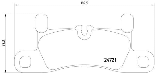 hella pagid disc brake pad set  frsport 355015121