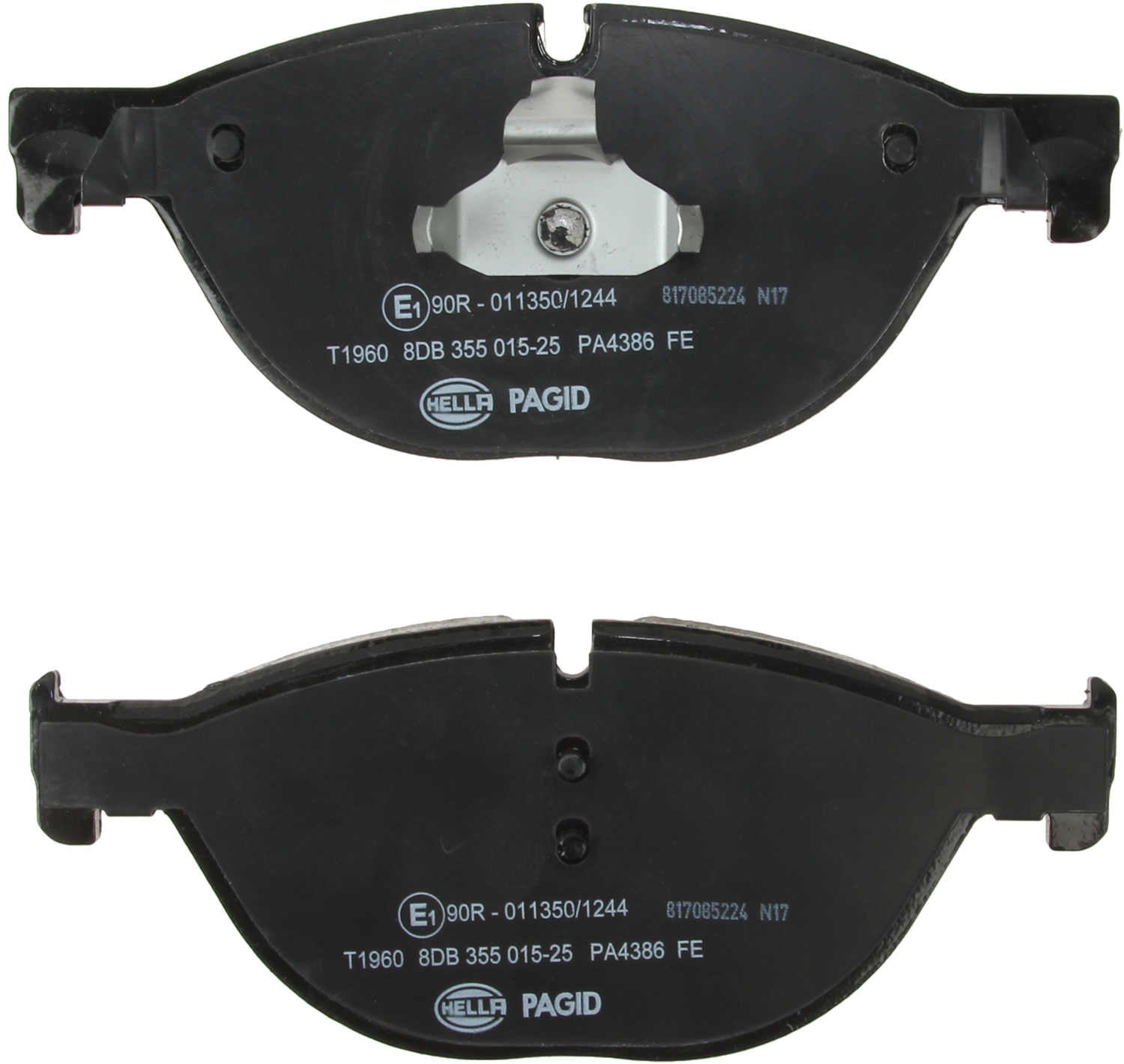 hella pagid disc brake pad set  frsport 355015251