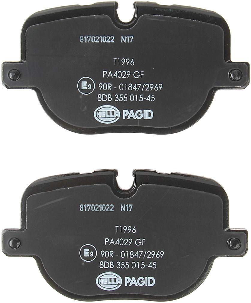 hella pagid disc brake pad set  frsport 355015451