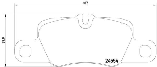 hella pagid disc brake pad set  frsport 355015651