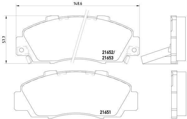 hella pagid disc brake pad set  frsport 355016441