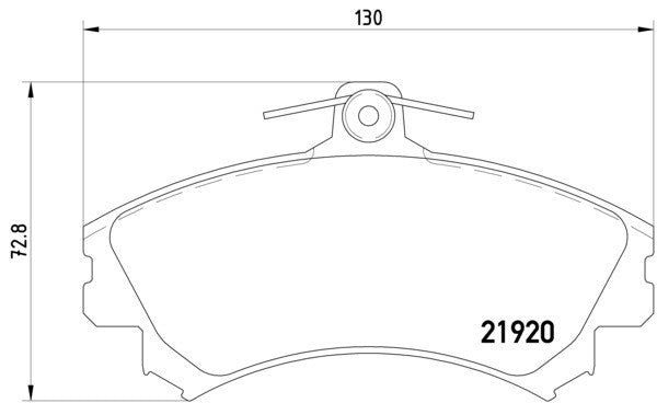 hella pagid disc brake pad set  frsport 355016681