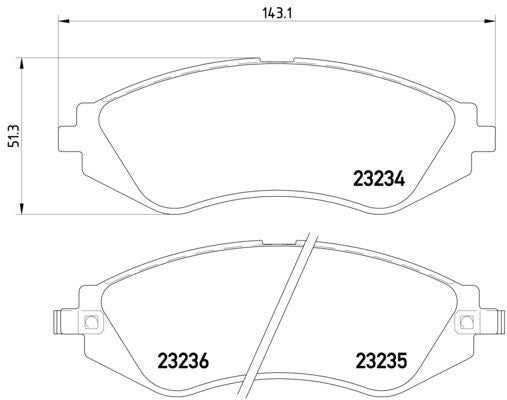 hella pagid disc brake pad set  frsport 355017141