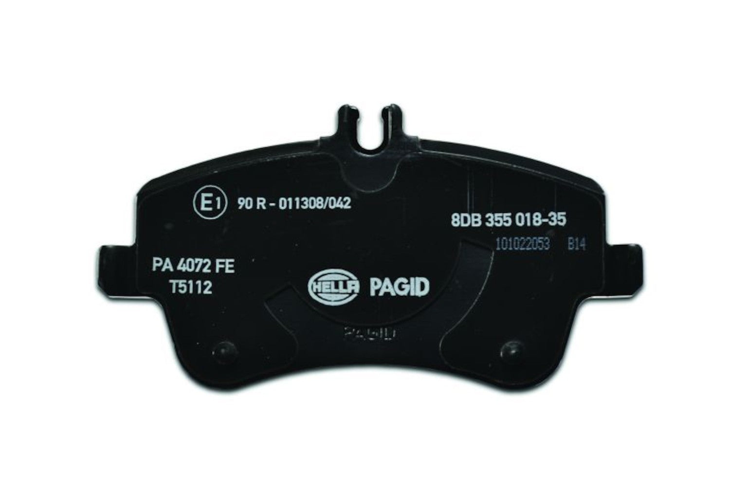 Hella Pagid Disc Brake Pad Set  top view frsport 355018351