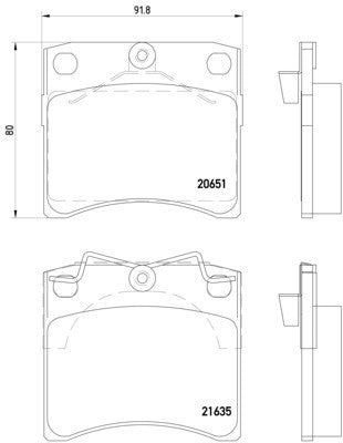 hella pagid disc brake pad set  frsport 355018381