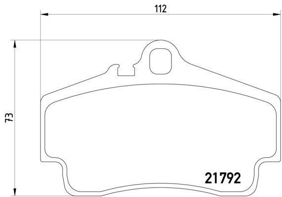 hella pagid disc brake pad set  frsport 355018481