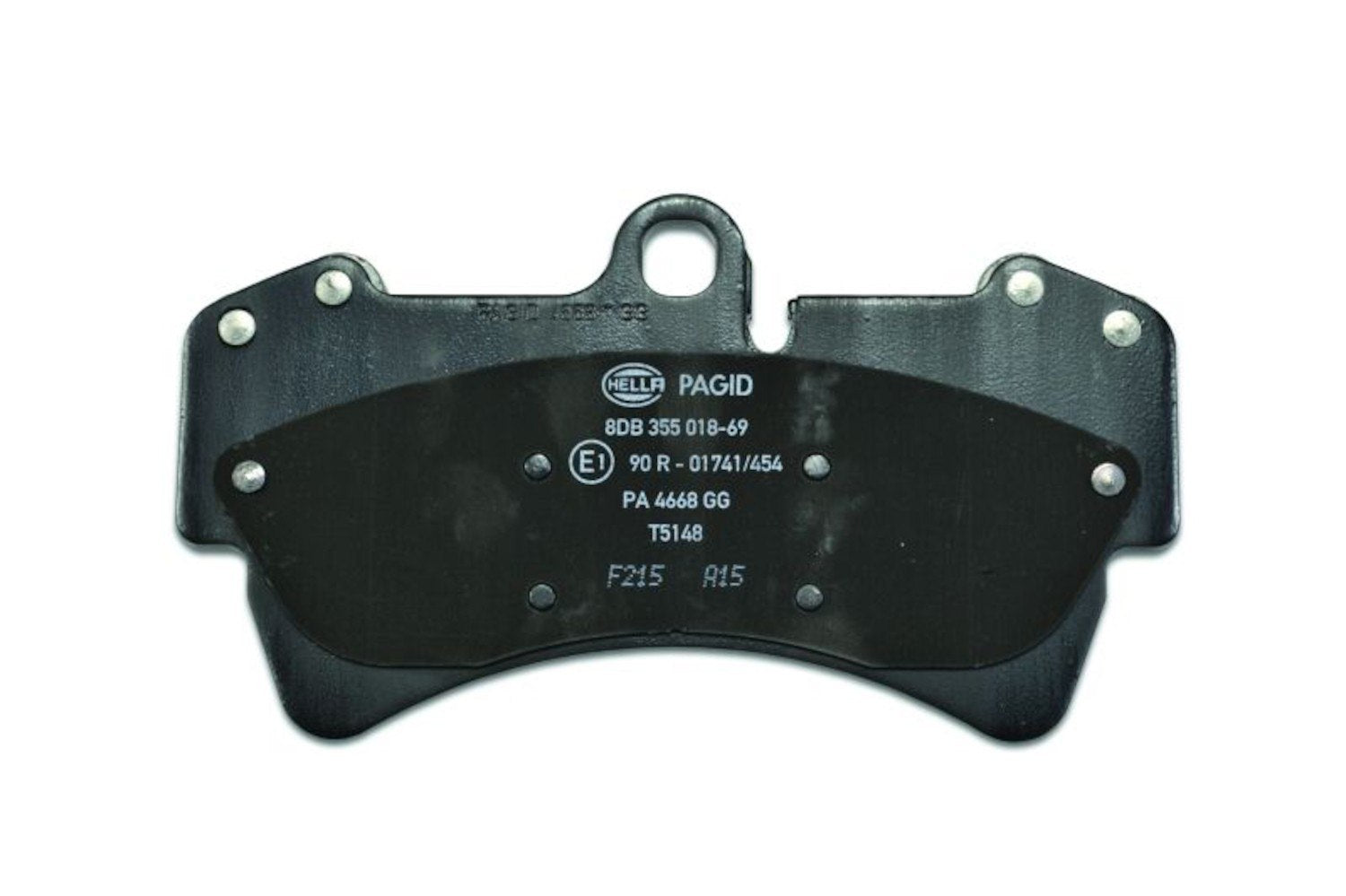 Hella Pagid Disc Brake Pad Set  top view frsport 355018691