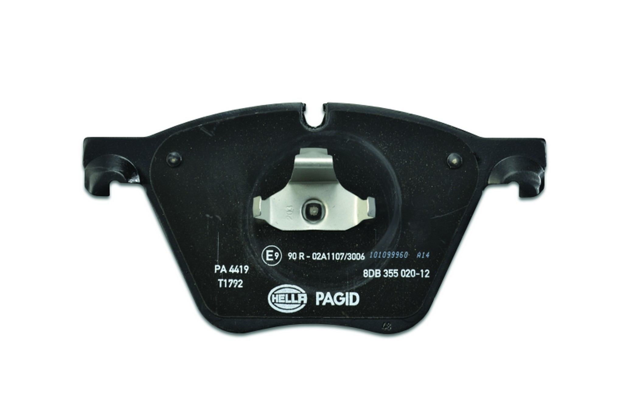 hella pagid disc brake pad set  frsport 355020121