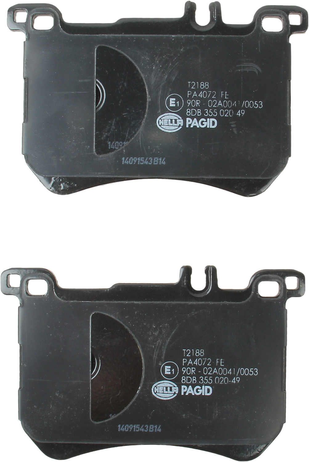 hella pagid disc brake pad set  frsport 355020491