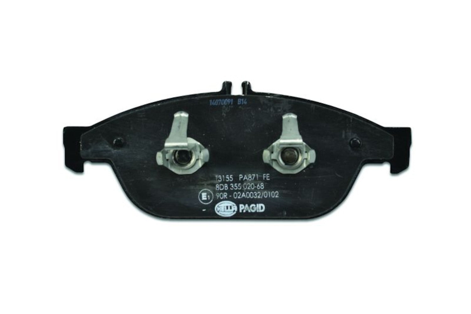 Hella Pagid Disc Brake Pad Set  top view frsport 355020681