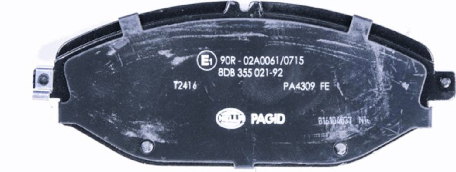 Hella Pagid Disc Brake Pad Set  top view frsport 355021921