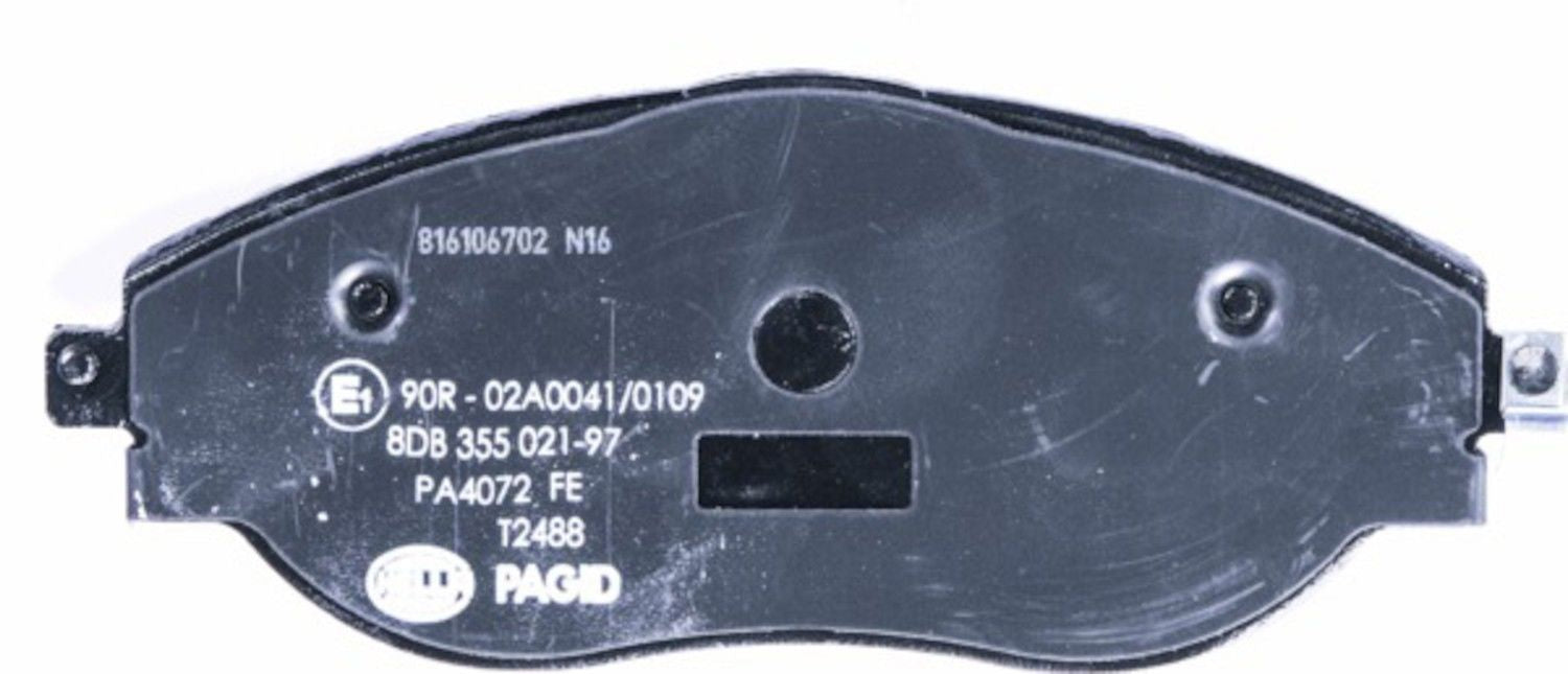 Hella Pagid Disc Brake Pad Set  top view frsport 355021971