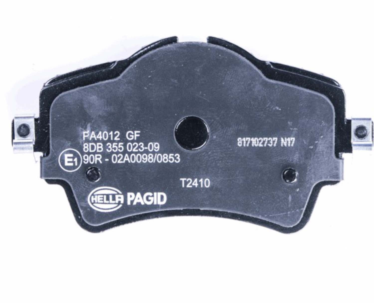 Hella Pagid Disc Brake Pad Set  top view frsport 355023091