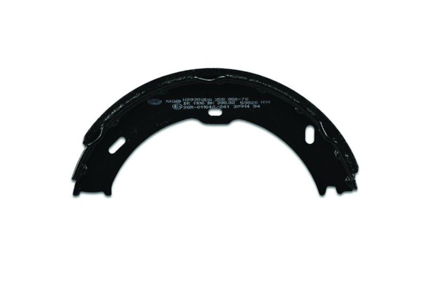 Hella Pagid Parking Brake Shoe Set  top view frsport 355050761