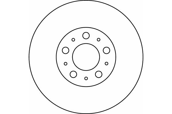 Hella Pagid Disc Brake Rotor  top view frsport 355107051