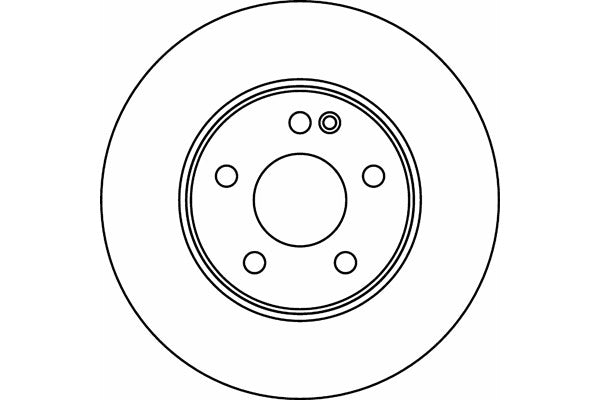 Hella Pagid Disc Brake Rotor  top view frsport 355111081