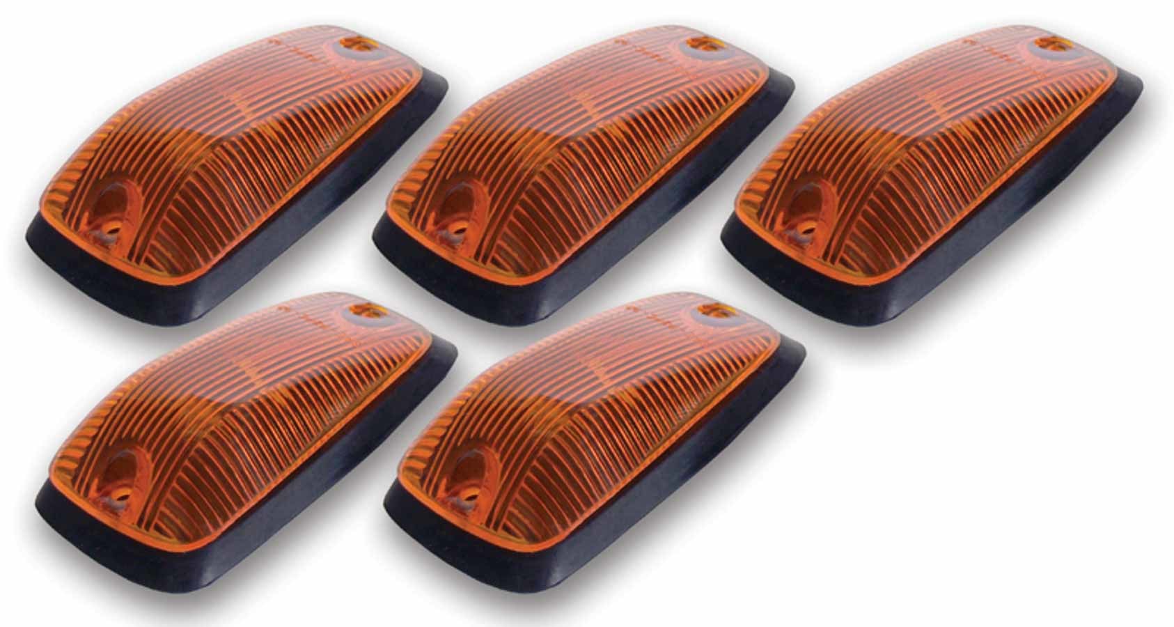 Pacer Cab Roof Lights Amber 88-02 GM P/U Non LED PCP20-220