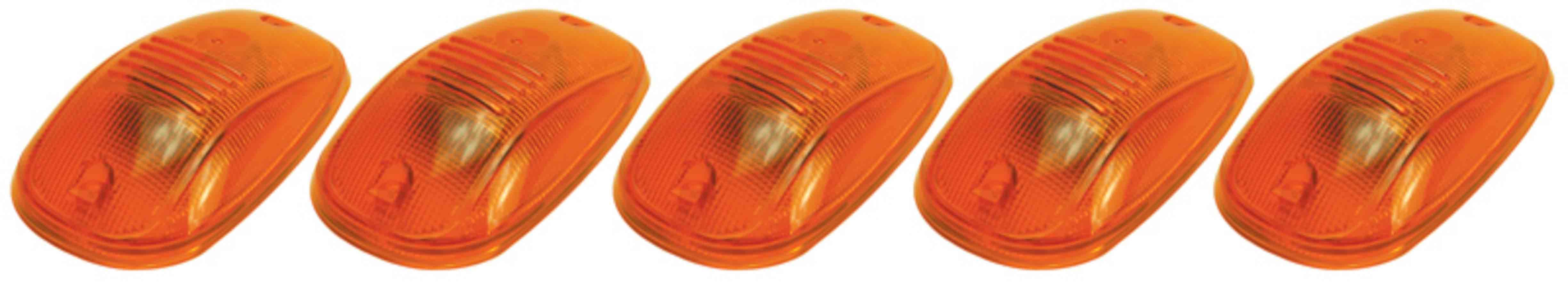 Pacer Hi-Five Cab Roof Lights Amber 5 Light Kit PCP20-246