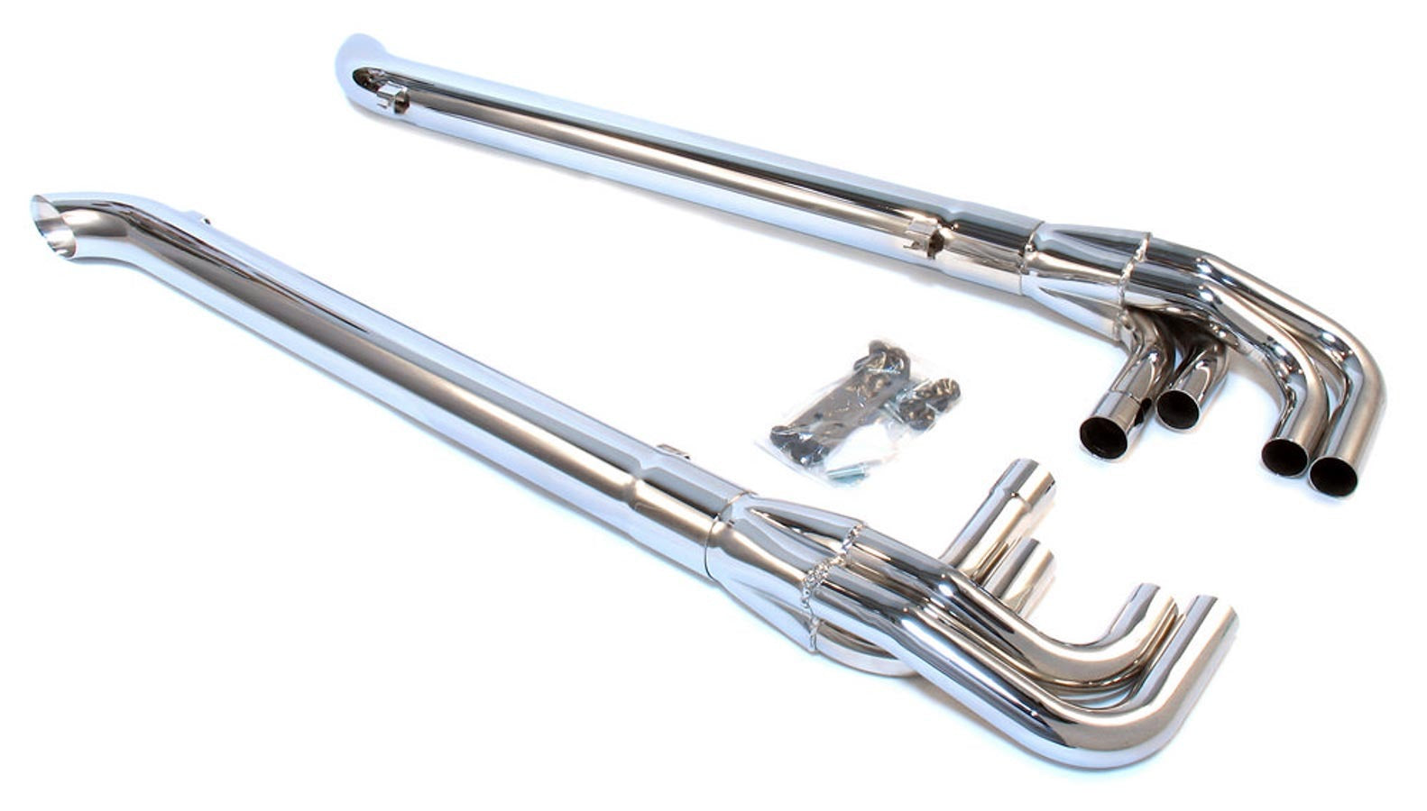 Patriot Exhaust Chrome Lake Pipes - 63in PEPH1165