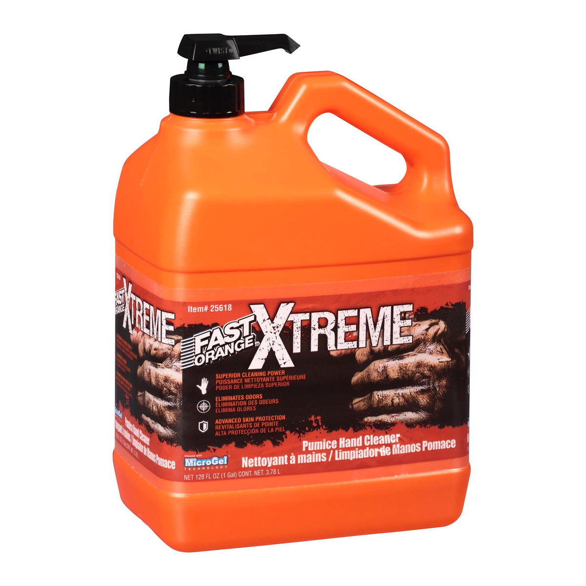 Permatex Fast Orange Hand Cleaner 1 Gallon w/Pump PEX25618