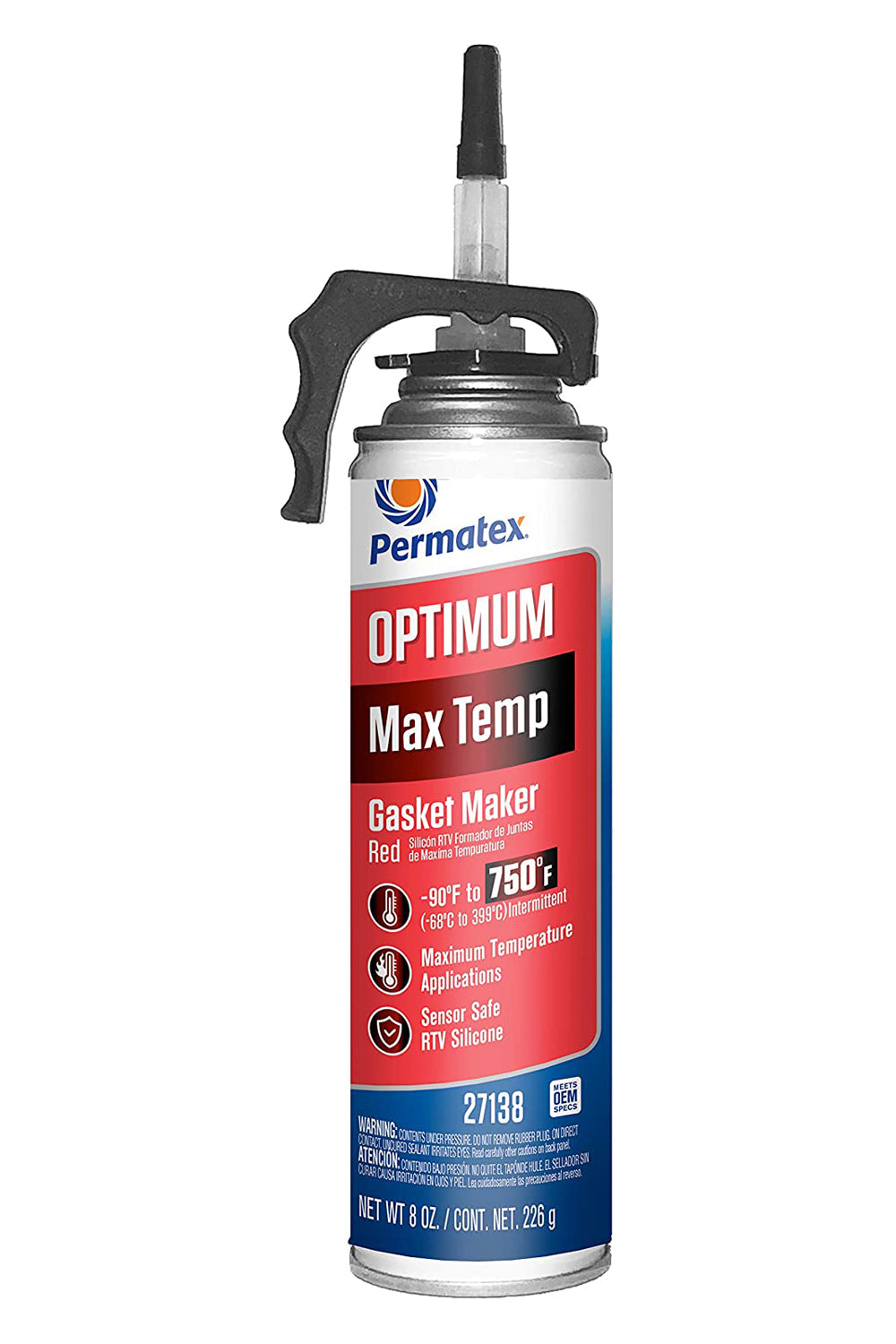 Permatex Optimum Red Max Temperat ure Power Bead 8oz PEX27138