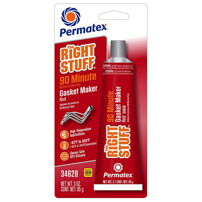 Permatex Right Stuff 90 Minute Red 3oz Tube PEX34628