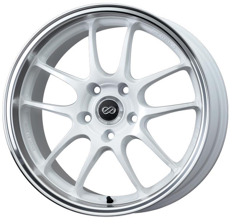 Enkei PF01 Wheel White Machined 17x9 +35 5x114.3 460-790-6535WM