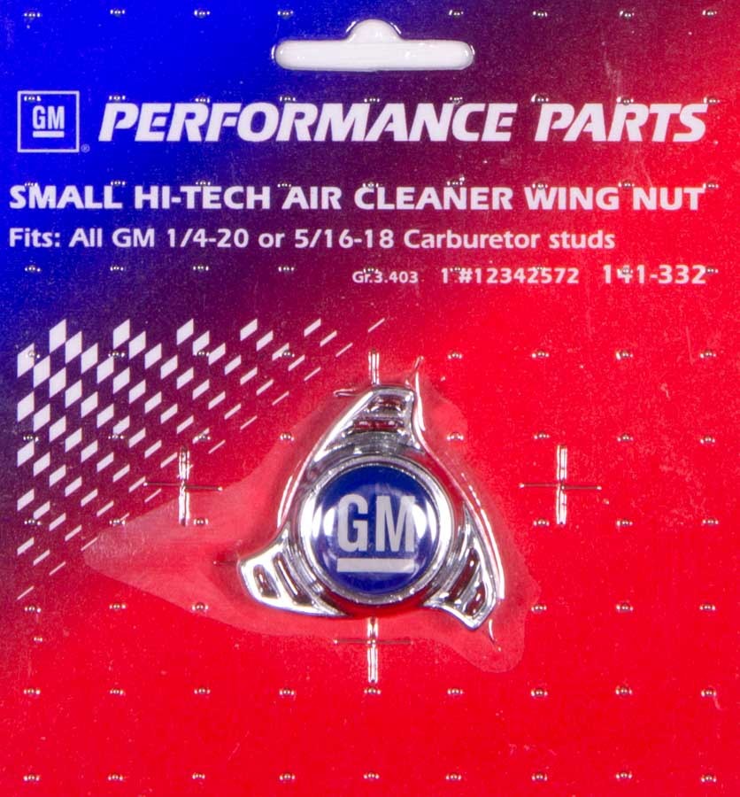 Proform Air Cleaner Center Nut- Small Hi Tech GM Logo PFM141-332