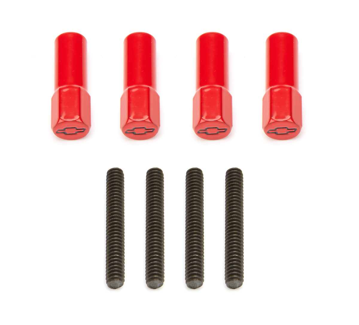 Proform Mini Valve Cover Nuts Red Bowtie Emblem PFM141-602