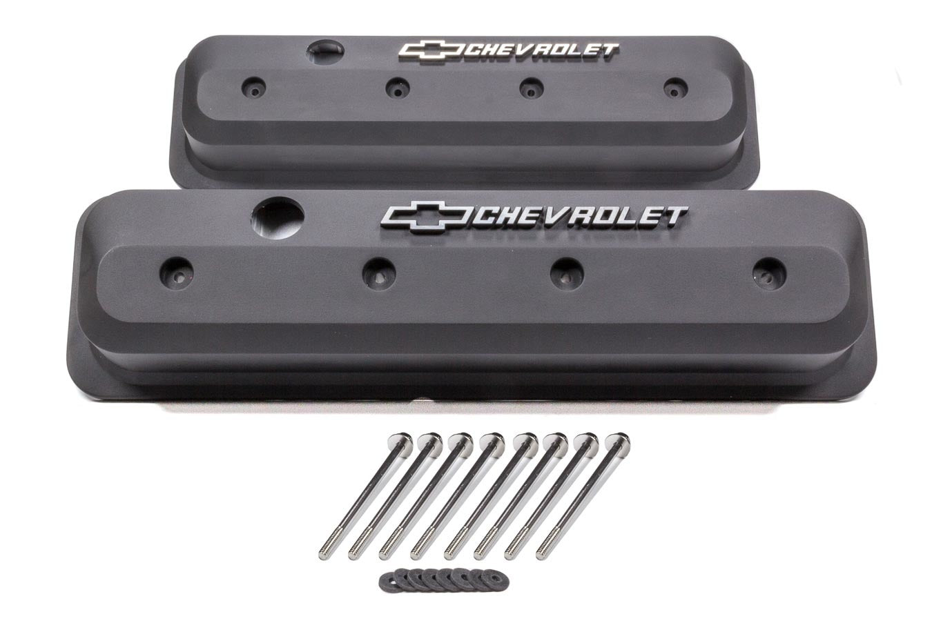 Proform SBC Valve Cover Slant Edge Black Crinkle PFM141-840