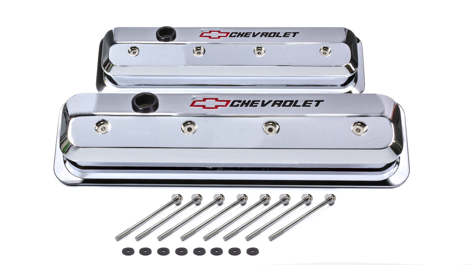 Proform SBC Valve Cover Slant Edge Chrome PFM141-844