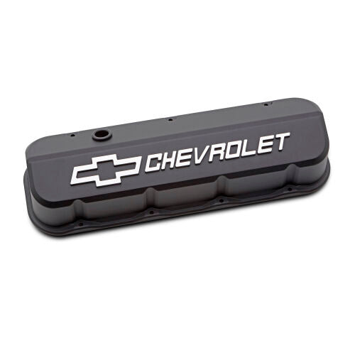 Proform Slant Edge Valve Covers BBC Black Crinkle PFM141-870