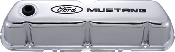 Proform Ford Mustang Steel Valve Covers Chrome PFM302-100