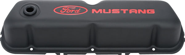 Proform Ford Mustang Steel Valve Covers Black Crinkle PFM302-101