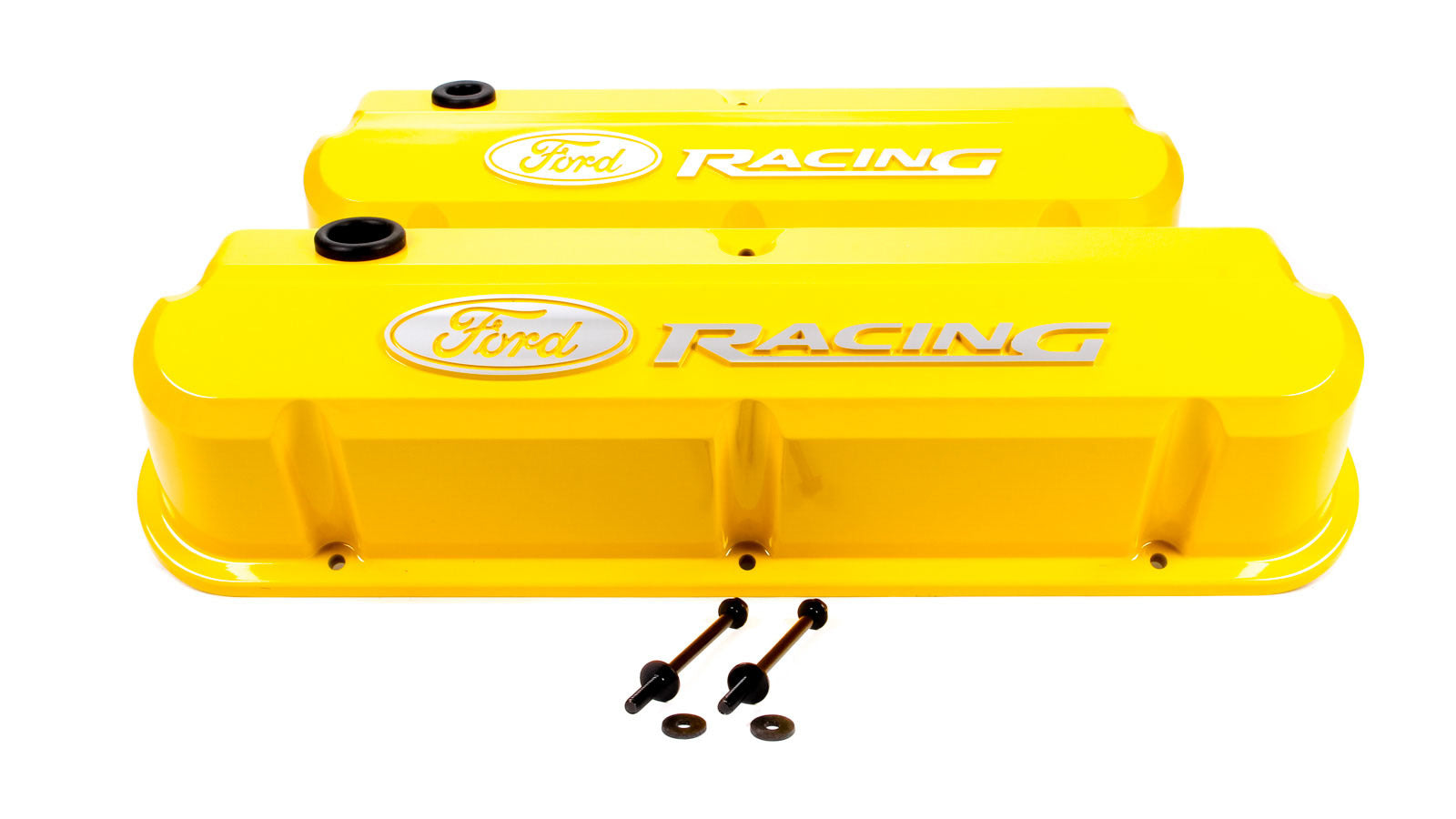 Proform Ford Racing Valve Covers Slant Edge Yellow PFM302-144