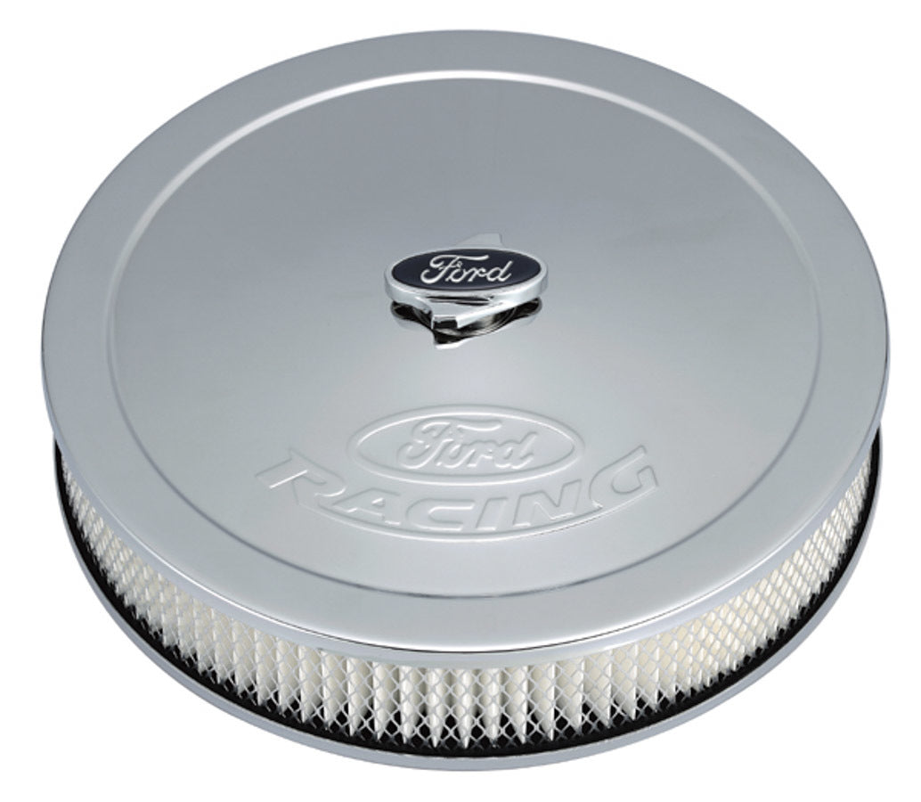 Proform Ford Racing Air Cleaner Kit Chrome Raised Logo PFM302-350