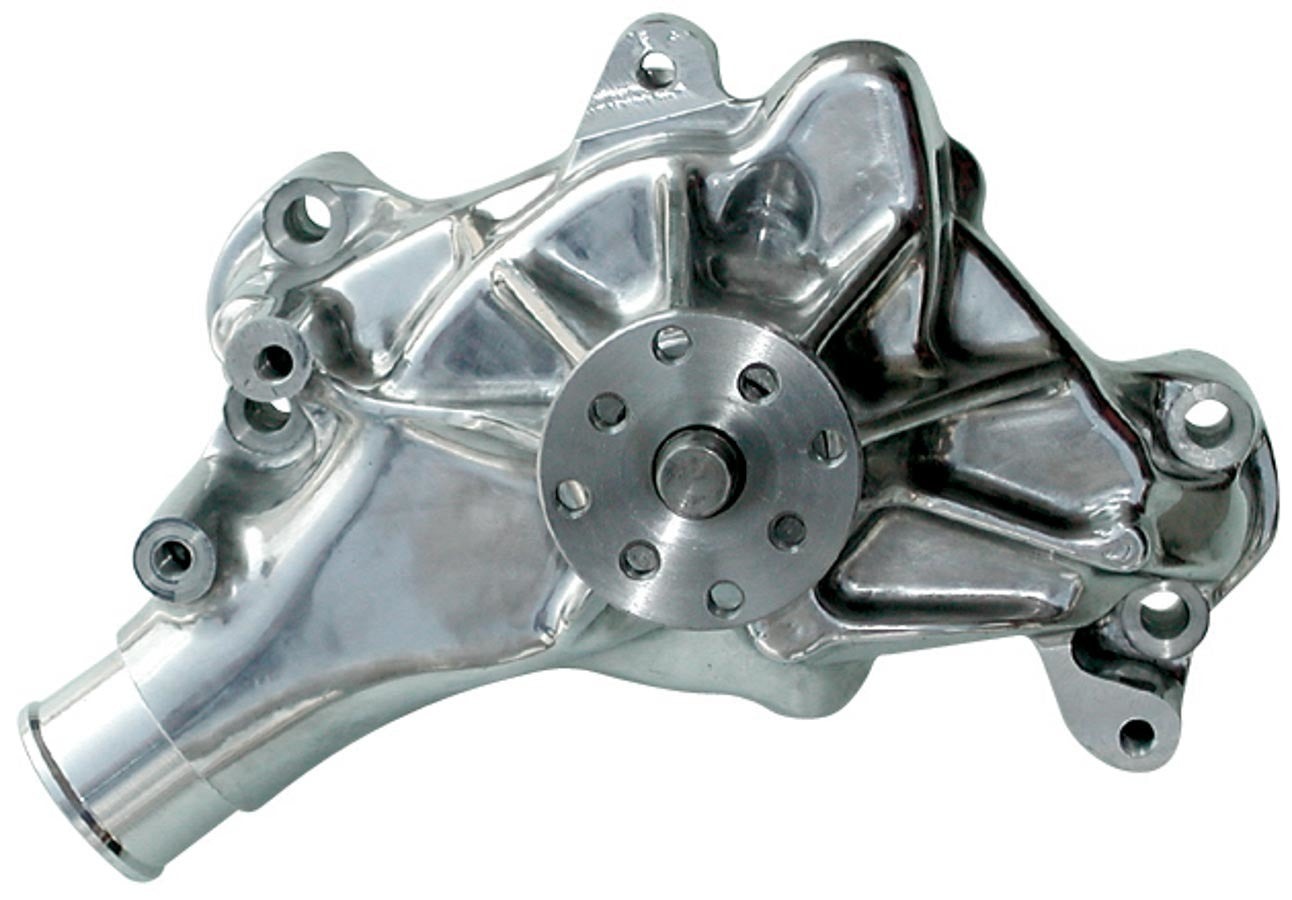 Proform SBC Aluminum Water Pump - Polished- Long PFM67264