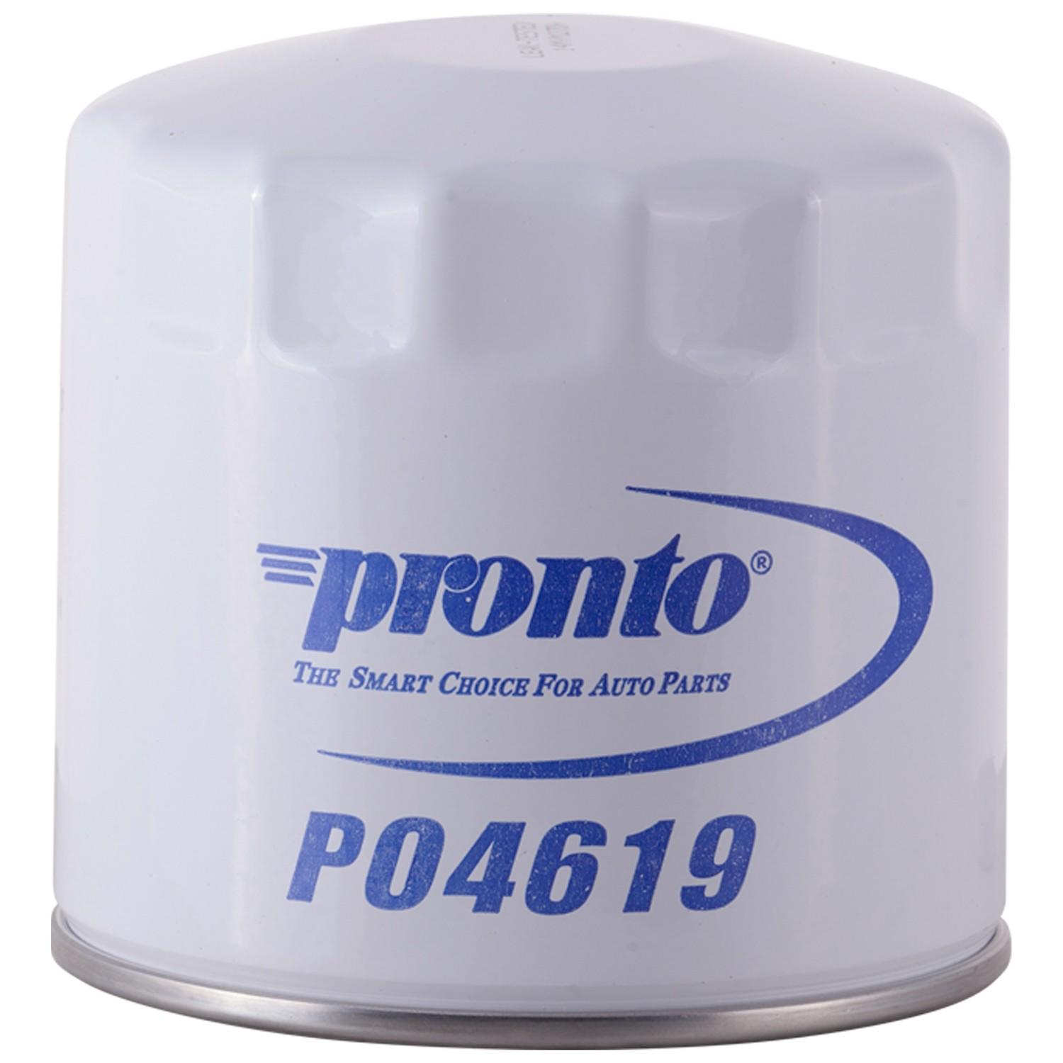 Pronto Engine Oil Filter  top view frsport PO4619