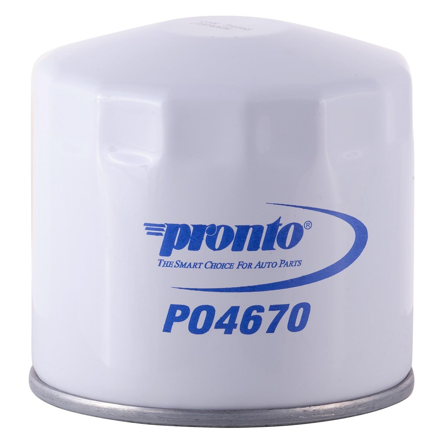 Pronto Engine Oil Filter  top view frsport PO4670