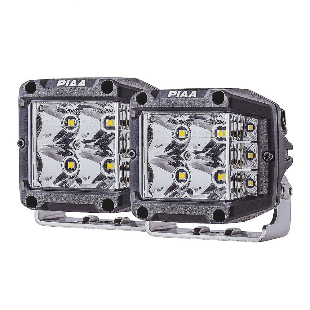 PIAA Edge Series 4in LED Cube Kit Wide Angle Driving PIA25-06103