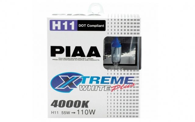 PIAA H11 Xtreme White Plus Twin Pack Halogen Bulbs