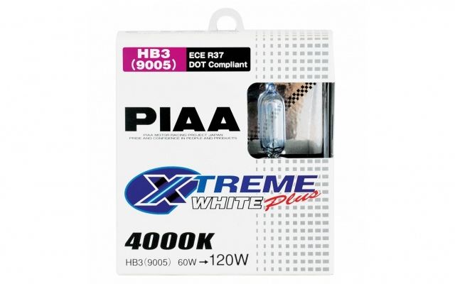 PIAA 9005 HB3 Xtreme White Plus 4000K Light Bulb Twin Pack