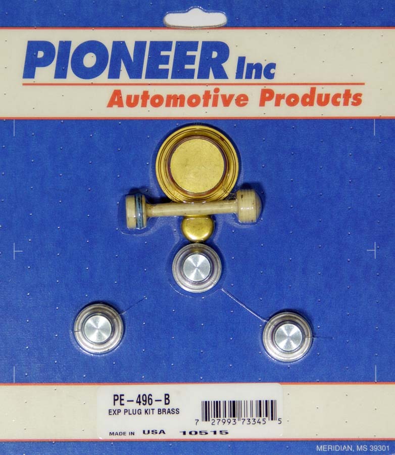 Pioneer Automotive Industries Chevy LS Freeze Plug Kit Brass PIOPE-496-B