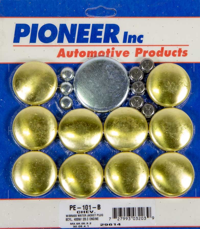 Pioneer Automotive Industries 400 Chevy Freeze Plug Kit - Brass PIOPE101B