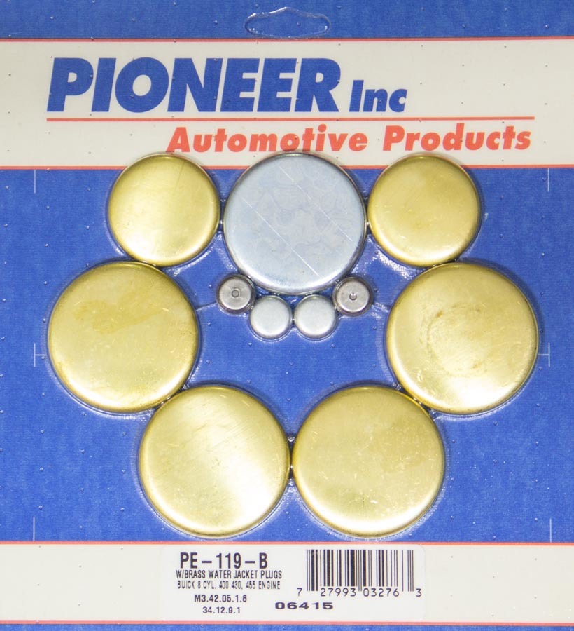 Pioneer Automotive Industries Buick 400-455 Freeze Plug Kit - Brass PIOPE119B