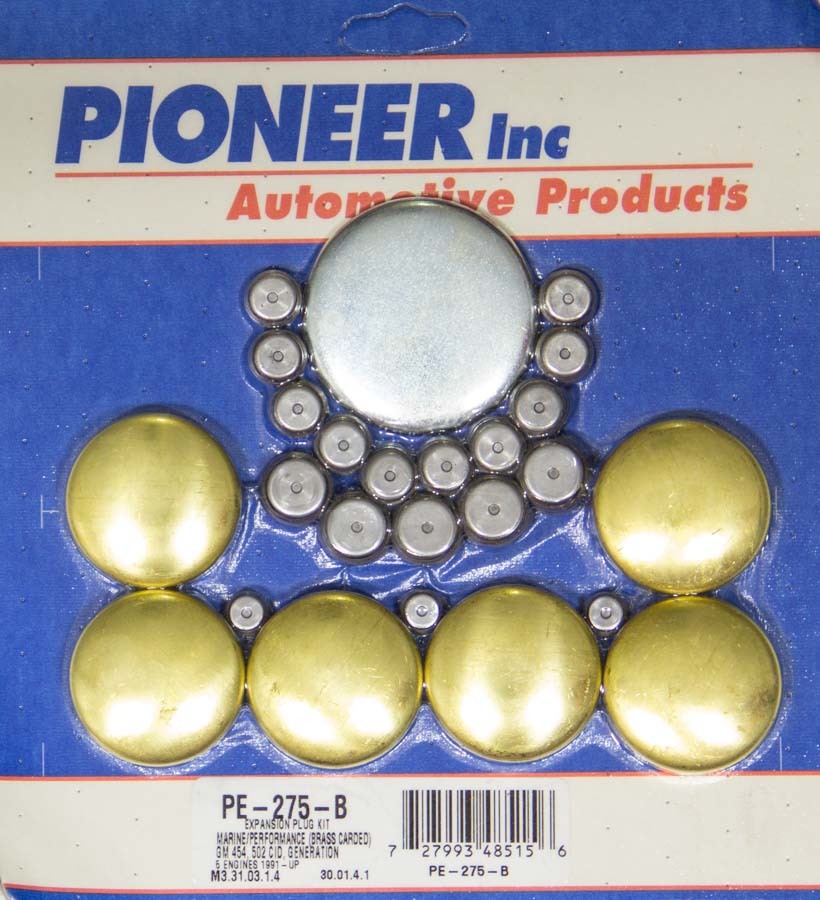 Pioneer Automotive Industries BBC Gen V Freeze Plug Kit - Marine - Brass PIOPE275B