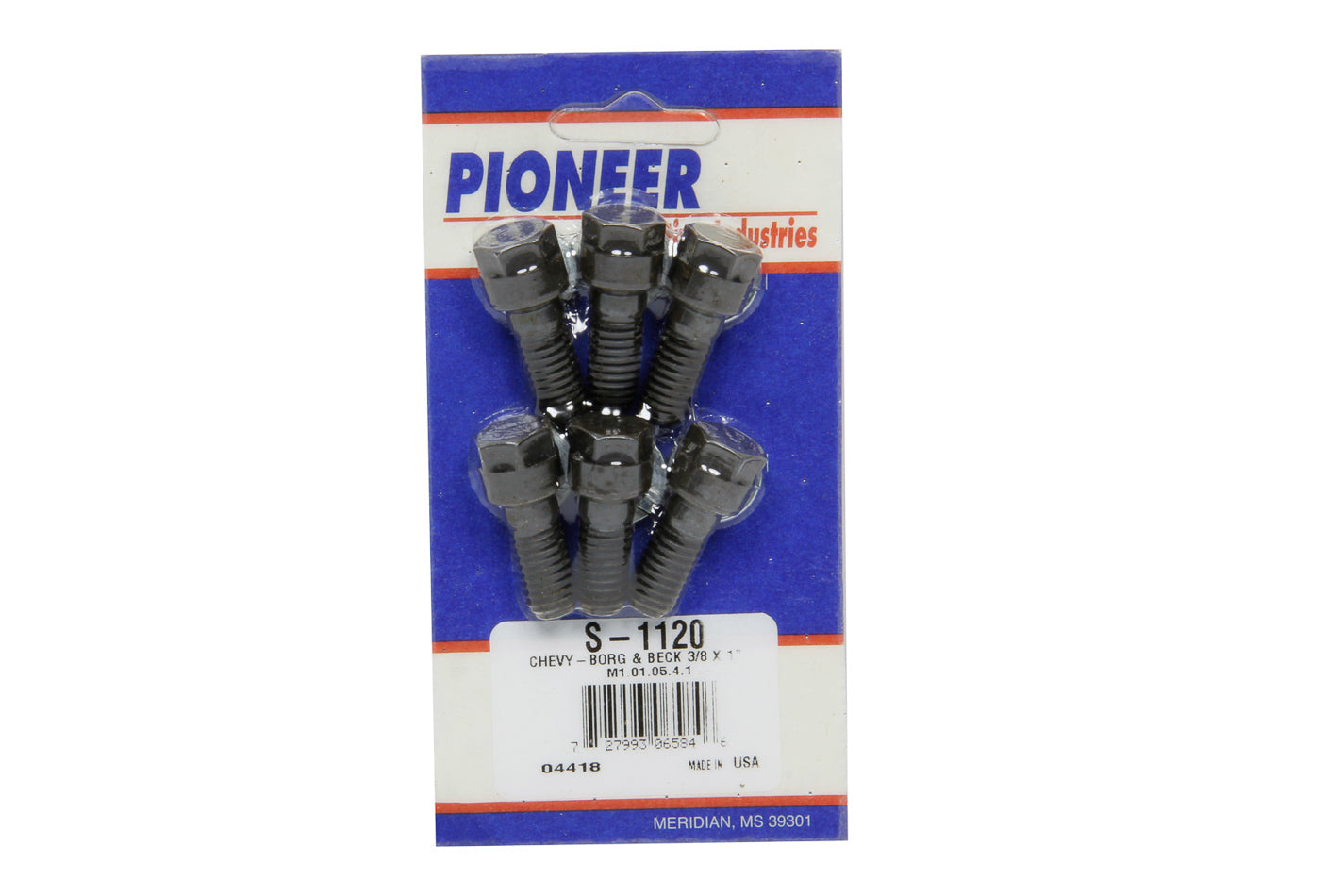 Pioneer Automotive Industries Pressure Plate Bolt Kit - Chevy V8 (6) 3/8 x 1 PIOS-1120