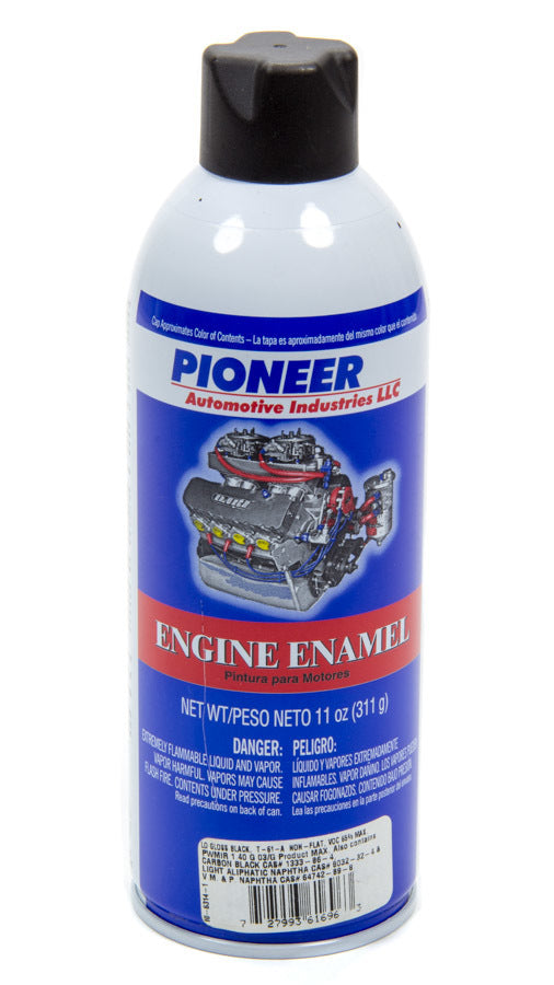 Pioneer Automotive Industries Engine Paint - Semi Glos Black PIOT-61-A